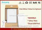 Tablet PC External 8800mAh Power Pack , MP3 / MP4 / Cell Phone outdoor power bank