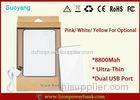 5V 2A High Capacity Ultra Slim Power Bank 8800mAh for MP3 / MP4 / Cell Phone / Tablet PC