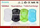 High capacity Universal 6800mah Portable Power Bank , Samsung galaxy note 3 / blackberry Power Bank