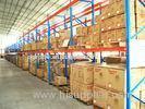 Cold Rolled Adjustable Heavy Duty Pallet Racking , Industrial Shelving Systems