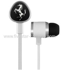 Ferrari G150i by Logic3 White In-Ear Headphones Earbuds