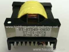 Industrial Controller ETD High Frequency Transformer For Audio Player