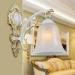 White Luxury Zinc Alloy Indoor Wall Lights Modern Style for Bedroom / Living Room