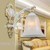 White Luxury Zinc Alloy Indoor Wall Lights Modern Style for Bedroom / Living Room