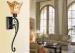 Black Amber Vintage Traditional Style Indoor Wall Lights 38cm Height 100W