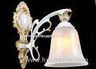 Traditional European Glass Indoor Wall Lights with Die Casting Zinc Alloy