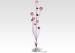 Purple Aluminum Ikebana Decorative Floor Lamps , Home Decoration Flower Lamp