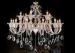 Pearl Silver Zinc Large Hotel Chandeliers / Luxurious European style Custom Chandelier Lamps