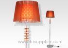 Orange Funky Contemporary Decorative Floor Lamps / Unique Floor Light