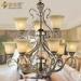 Large Funky Modern Chandelier Lighting for Kitchen / Foyer , 900W Vintage Chandeliers