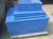Blue Indented Plate Of Auto Spray Booth Parts