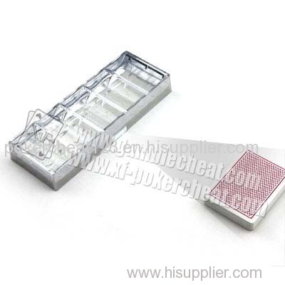 Transparent 5 rows chiptray camera for poker analyzer and poker cheat