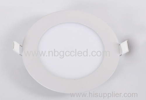 LED round Panel Light Fixture with super white LEDs 2 Watt