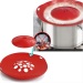 spill stopper pot lid prevent boilovers splatter guard