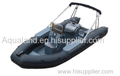 Rescue boat rigid inflatable boat rib boat MILITARY PATROL BOAT