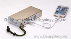 Li-polymer battery car jump starter with 12000mAh capacity with counter charge board