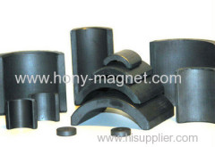 Black epoxy coating rare earth neodymium magnet tiles