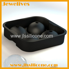 Silicone four ice sphere cooler wines
