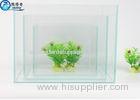 Durable Clear Glass Square Fish Tank / Aquarium Fish Tank for Commercial Decoration