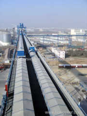 air-supported belt conveyor; air cushion belt conveyor