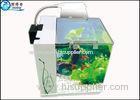 Ecological Gold Aquarium Fish Tank , Mini Ornamental Landscaping Ideas Tropical Fish Aqua