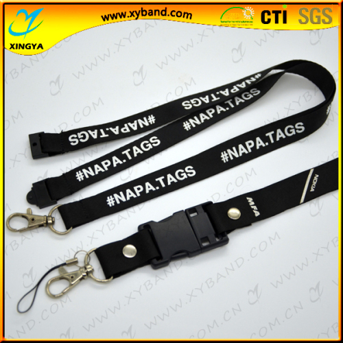 New cheap high quality custom printed polyester neck lanyard