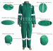 green color flame retardant coverall