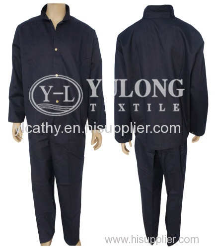 dark blue color flame retardant suit