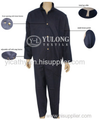 dark blue color flame retardant suit