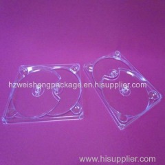 Clear hard cd&dvd digi tray