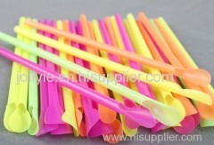 high quality drinking straw with spoon
