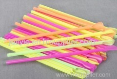 high quality drinking straw with spoon