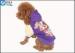 Polyester Fashion Pets Products Luxury Pet Clothes for Dogs , Multi Color and Customized