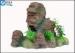 Non-toxic Poly Resin Artificial Mountain Aquarium Resin Ornaments With Simulation Plants