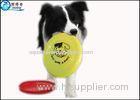 OEM Pets Products Plastic Dog Frisbee , Dedicated Pet Toys Big Dogs Bite Resistant Flying Disc