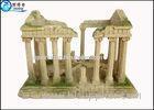 Rectangle Ancient Culture Aquarium Resin Ornaments Large Aquarium Decorations Eco-Friendly