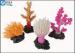 Custom Coral Aquarium Fish Tank Decorations / Aquarium Ornaments Colorful and Eco-friendly