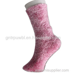 Feather Pink Floor socks