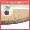 Round Art Craft Home Craft Wood Cork Heat Resistant Coaster