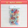 Heart-shaped bulkClothing Accessories pure color DIY PMMA beads