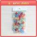 Heart-shaped bulkClothing Accessories pure color DIY PMMA beads