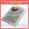 Eco-friendly Plastic PP Weave Placemat Dinner Accessory For Table Home Decoration