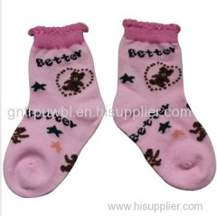 Pink Ankle Baby Socks