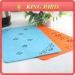 Large Orange Beauty Glass Mat Cup Coaster Placemat For Home Accessory