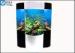 Cylindrical Acrylic Aquarium Custom Fish Tanks With Super Translucent Material