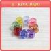 Perforated colorful material more transparent PMMA DIY beads