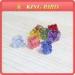 All sorts of color of perforated transparent fine beautiful PMMA beads