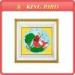 30 * 30 cm wall decoration fabric collage DIY craft for kids home decoration