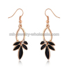 Swan Dance Shape Fashion Zinc Alloy Oil Drop Ladies Earrings