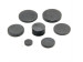 Economic black epoxy coating bonded ndfeb magnet disc for stepper motor